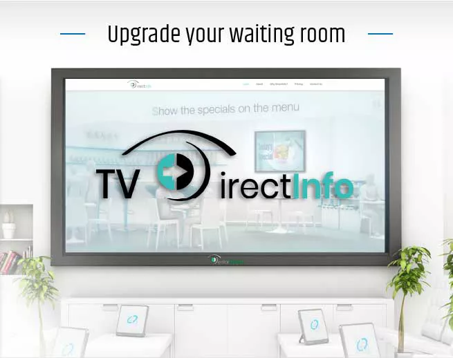 DirectInfo screen in waiting room